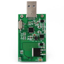 Harga yang bagus FR4 4layer 2OZ Elektronik Papan Sirkuit Perakitan Hijau soldermask permukaan ENIG/HASL Eksternal SSD PCBA Conveter Kartu on line