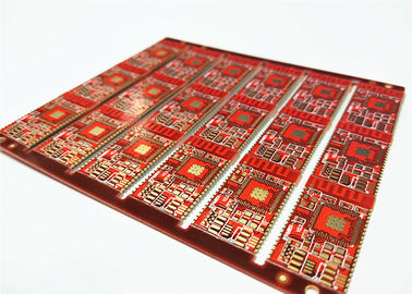 Harga yang bagus 2-22 Layers Red Soldermask Immsion Gold FR-4 Papan Sirkuit Cetak PCB on line