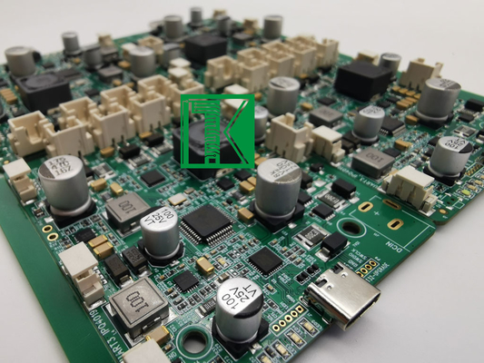 Harga yang bagus Green Soldmask produsen sirkuit elektronik cetak perakitan Quick Turn ENIG 1oz 4 Layer SMT PCB perakitan on line