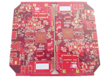 Harga yang bagus Heavy Copper PCB PCBA 4 Lapisan FR 4 Red Soldmask PCB perakitan layanan on line