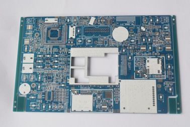 Harga yang bagus Produsen papan PCB multilayer Blue soldmask silkscreen putih on line