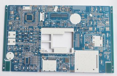 Harga yang bagus 1.6mm Tebal HASL LF Surface Blue Soldmask Electronic Printed Circuit Board on line