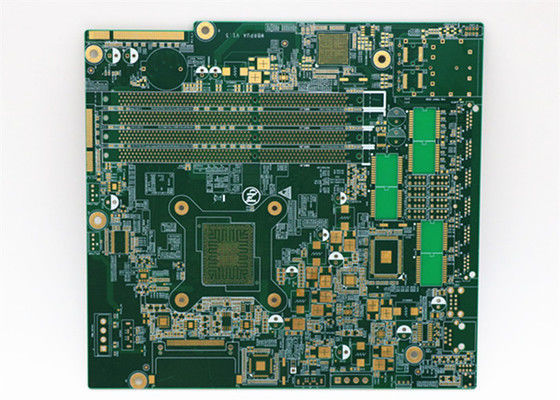 Harga yang bagus 2 Lapisan 94V0 Papan PCB Hijau Soldmask Papan Sirkuit Cetak HDI Untuk Perangkat Rumah Pintar, Papan Sirkuit Komputer on line
