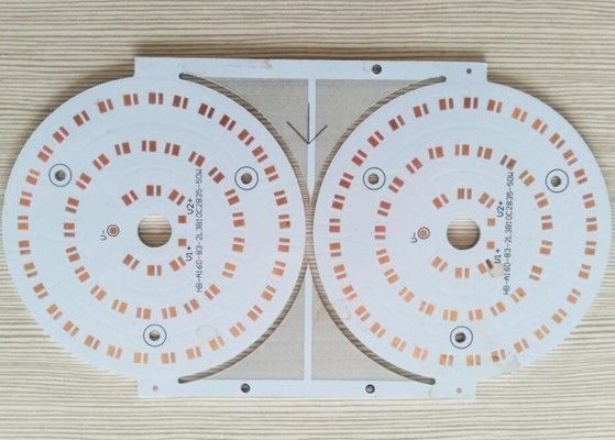Harga yang bagus White Soldermask Aluminium ENIG / HASL Permukaan PCB tahan lama Printed Circuit Board PCB Board Untuk LED on line
