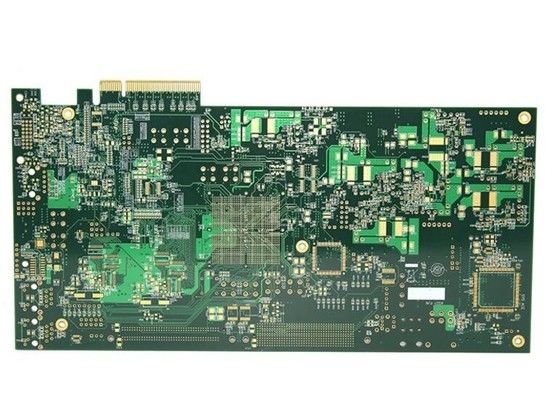 Harga yang bagus 10 lapisan FR4 ENIG Manufaktur Papan Sirkuit PCB dengan jari emas on line