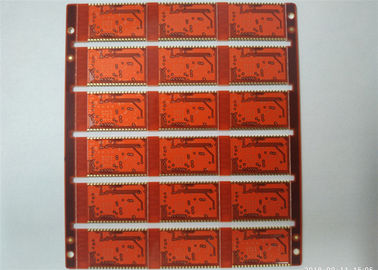 Harga yang bagus 4L Rigid Printed Circuit PCB & Industrial Control Board Red Soldermask White Silkscreen on line