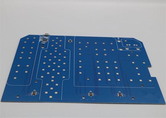 Harga yang bagus Blue Soldermask 1OZ 4 Layer PCB pabrik PCB perakitan Shenzhen produsen papan sirkuit cetak on line