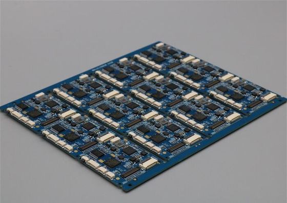 Harga yang bagus 1oz Tembaga biru soldmask FR4 Quick Lead Time Prototipe PCB perakitan pemasok on line