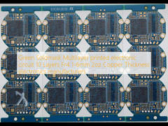 Hijau Soldmask Multilayer sirkuit elektronik cetak 10 Lapisan Fr4 1-6mm 2oz Tembaga Ketebalan produsen elektronik